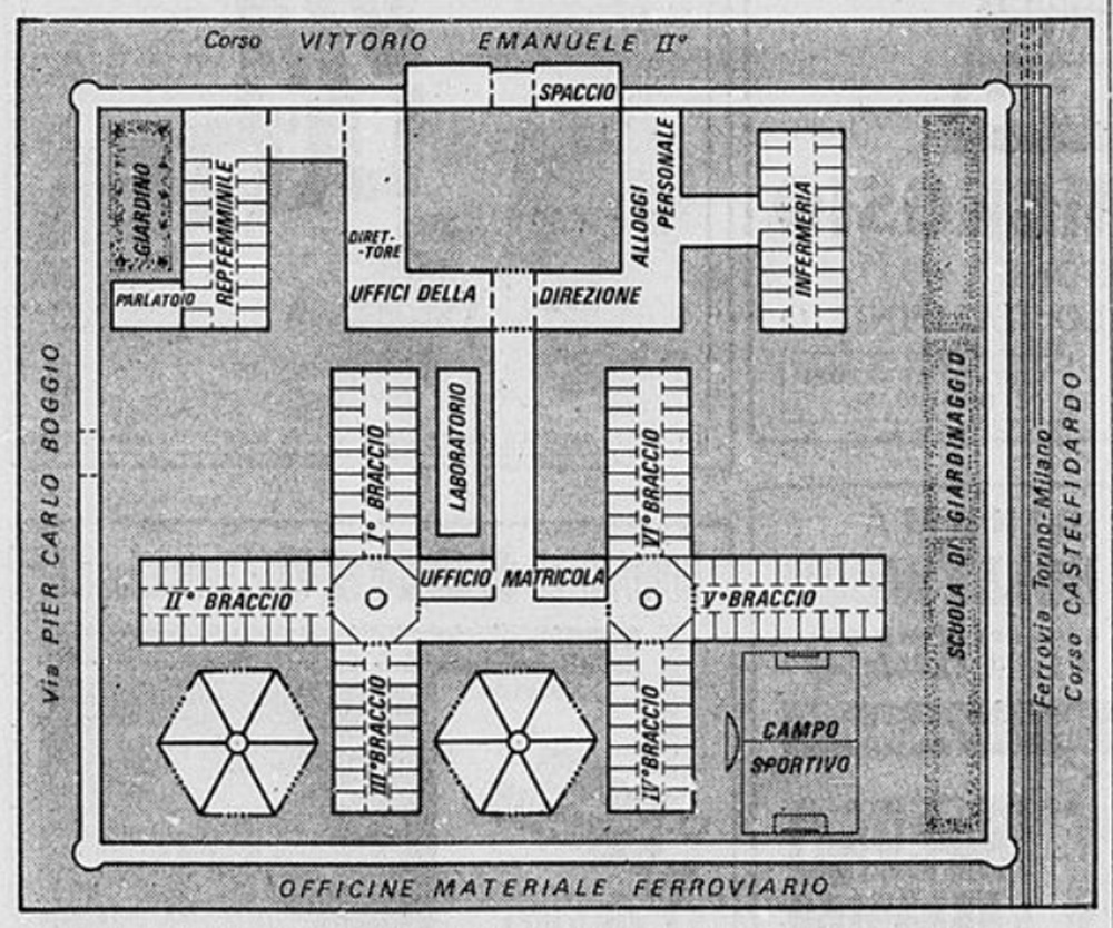 Carcere Torino "Le Nuove" - 1969